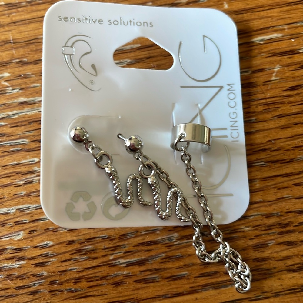 New earring/cuff set